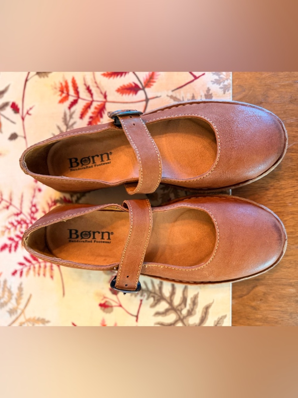 Born Women’s Mary Jane Leather Shoes in Brown Leather, EUC, barely worn. - Picture 8 of 8